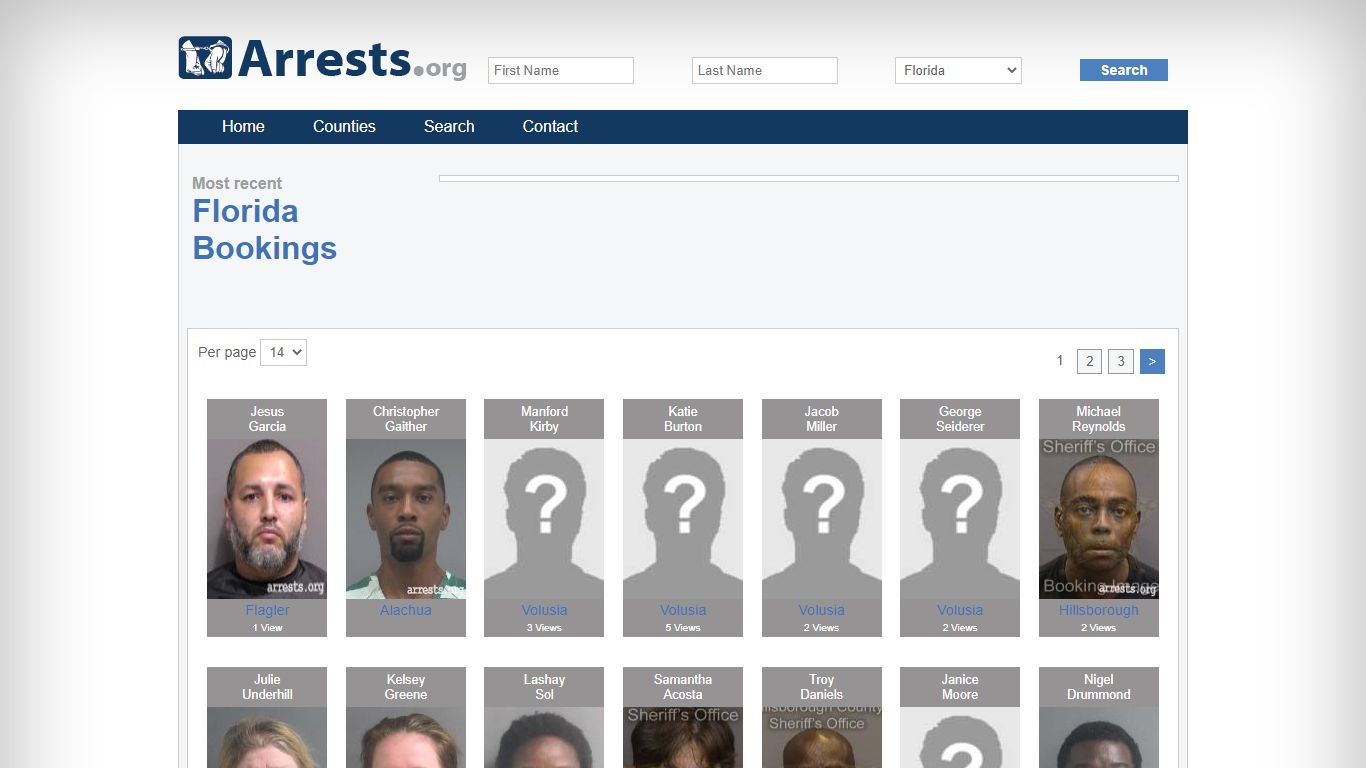 Florida Arrests and Inmate Search